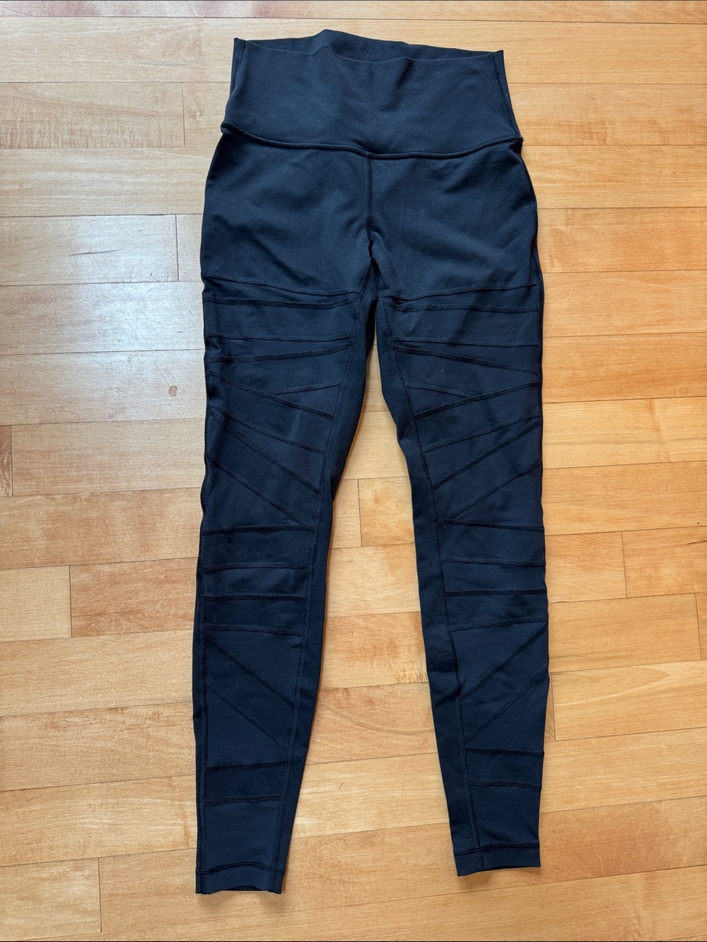 lululemon athletica Black High-Rise Paneled Leggings